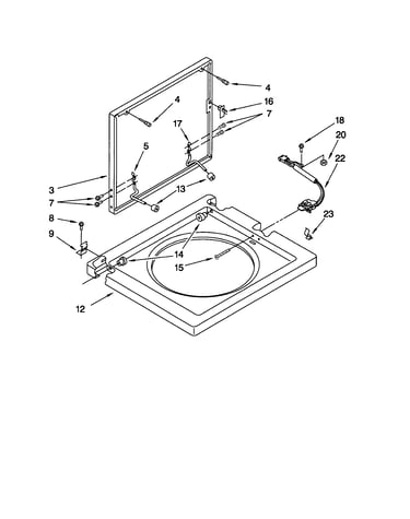 Washer top and lid