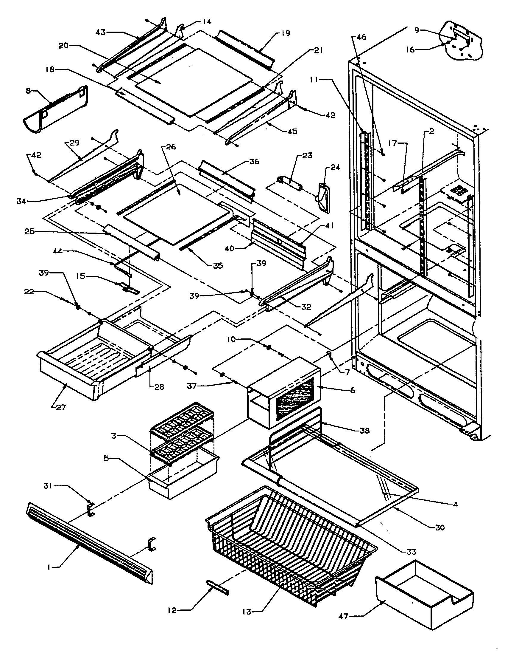 SHELF (BX22R/BP22A2/BX22A2/BX22R3)