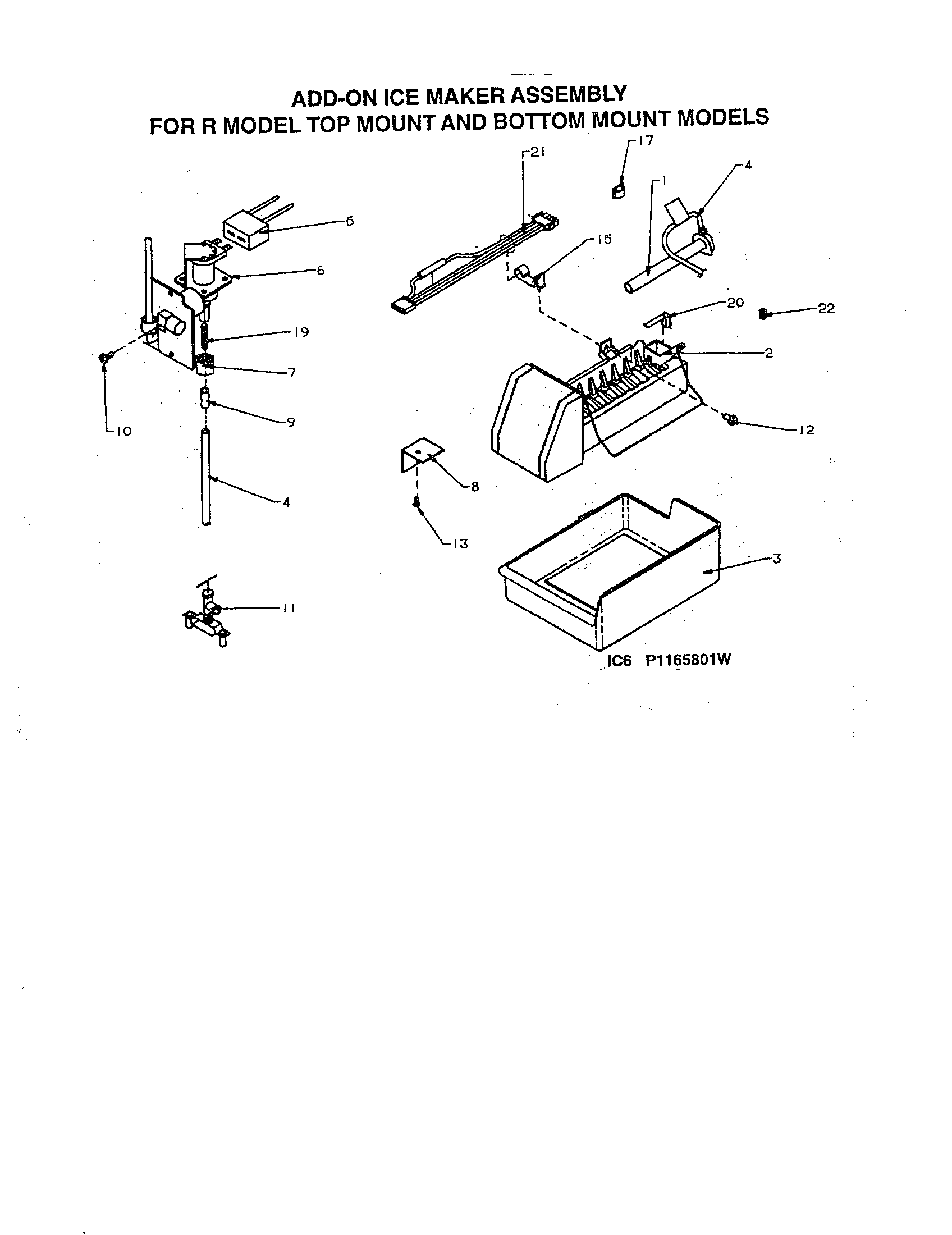 ADD-ON ICEMAKER ASSEMBLY