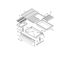 Kenmore 66595029100 drawer and broiler diagram