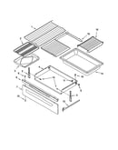 Drawer and broiler