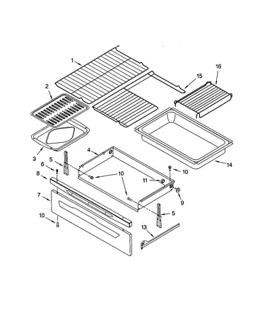 Drawer and broiler