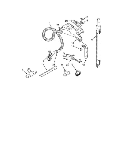 Hose and attachment