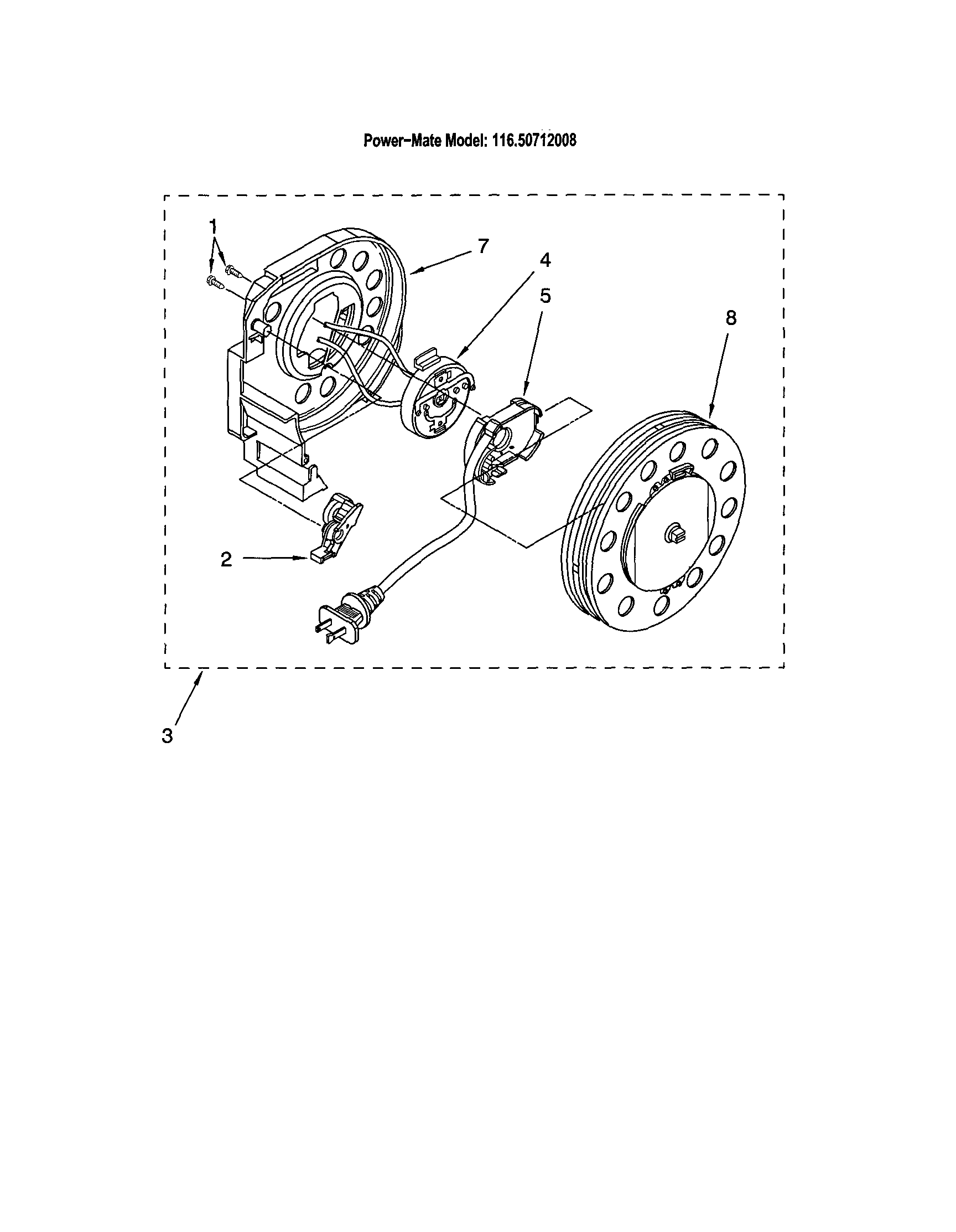 Power cord reel