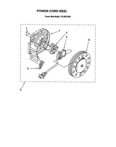 Power cord reel