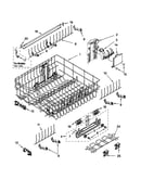 Upper rack and track