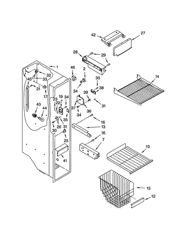 Freezer liner