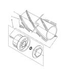 Agitator and end cap