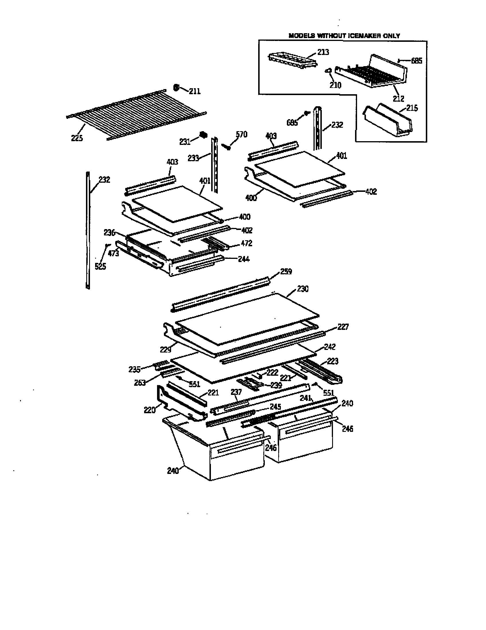 SHELVES