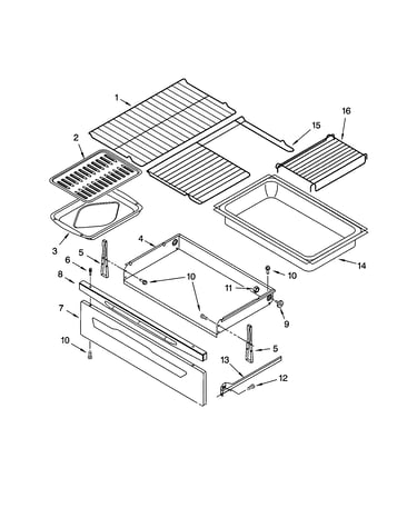Drawer and broiler
