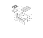 Kenmore 66592002102 drawer and broiler diagram