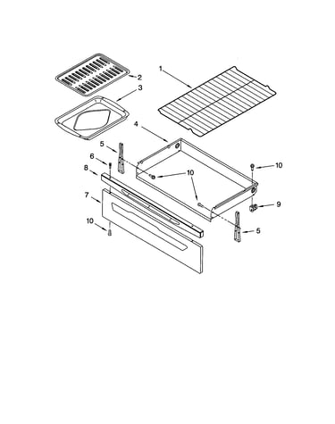 Drawer and broiler