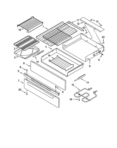 Warming drawer and broiler