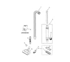 Kenmore 11631913100 hose and attachment diagram
