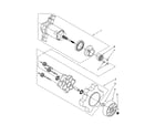 Kenmore 11631913100 agitator motor and gear diagram