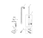 Kenmore 11631912100 hose and attachment diagram