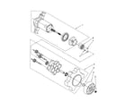 Kenmore 11631912100 agitator motor and gear diagram