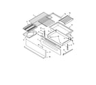 Kenmore 66592023101 drawer and broiler diagram