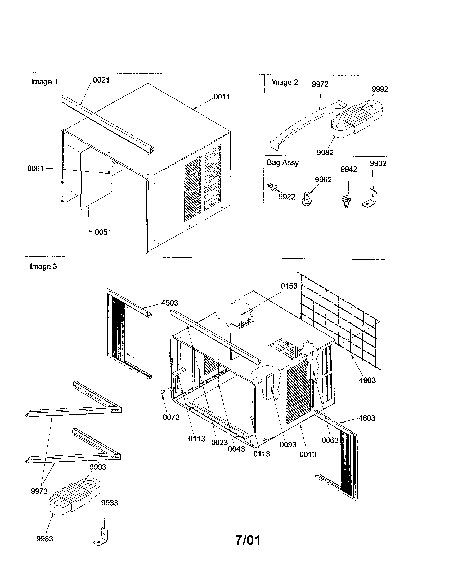 Outer case assembly