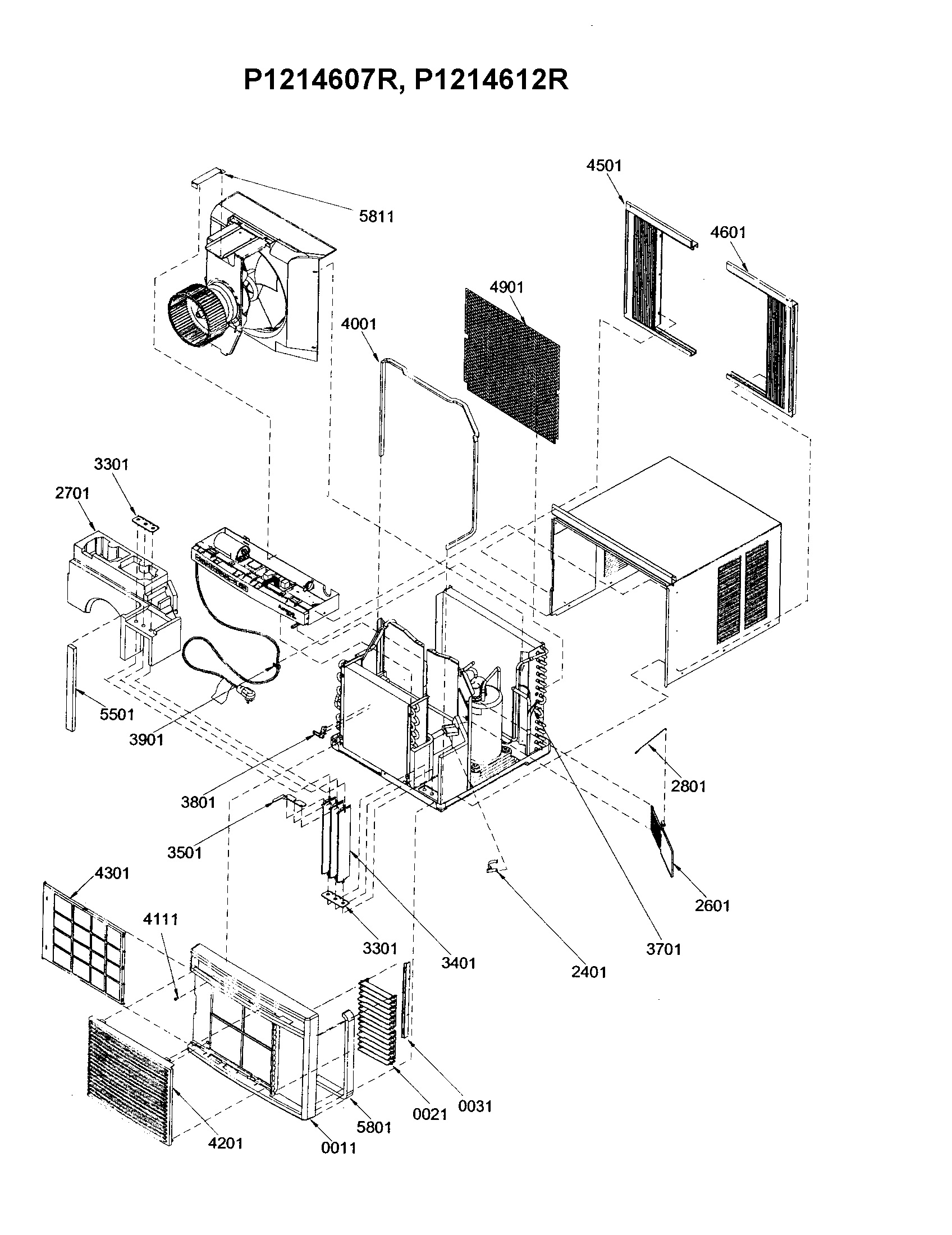 Chassis - p1214607r, p1214612r