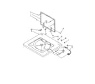 Kenmore 11092972100 washer top and lid diagram