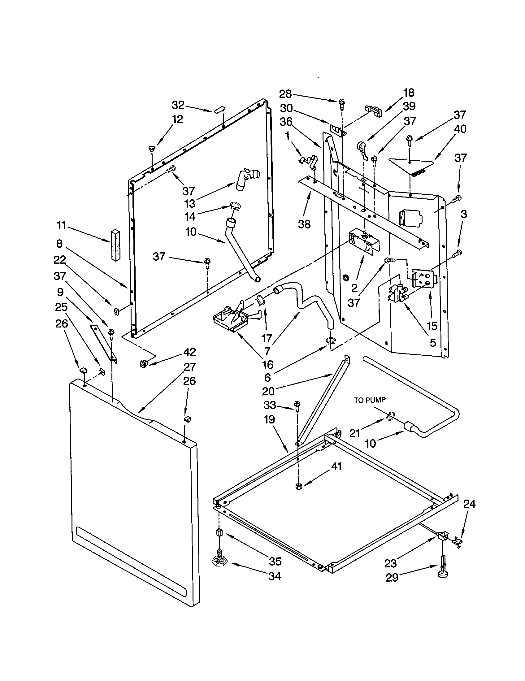 WASHER CABINET