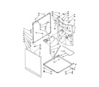 Kenmore 11092972100 washer cabinet diagram