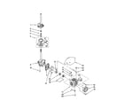 Kenmore 11092974100 brake/clutch/gearcase/motor/pump diagram