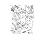 Kenmore Elite 11092964100 dryer bulkhead diagram