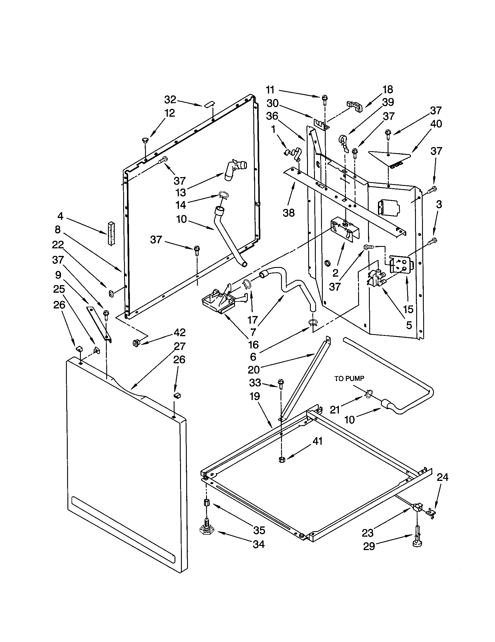 WASHER CABINET