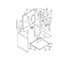 Kenmore Elite 11092962100 washer cabinet diagram