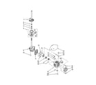 Kenmore Elite 11092964100 brake/clutch/gearcase/motor/pump diagram