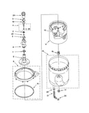 Agitator, basket and tub
