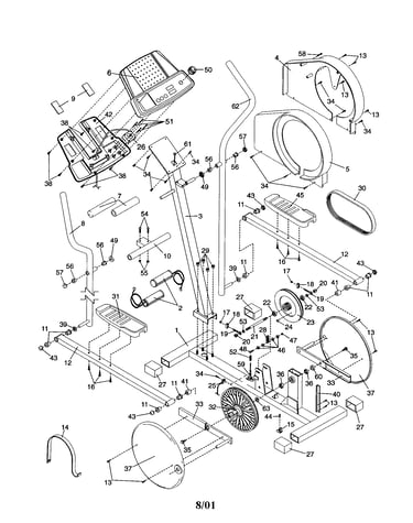 Stepper frame