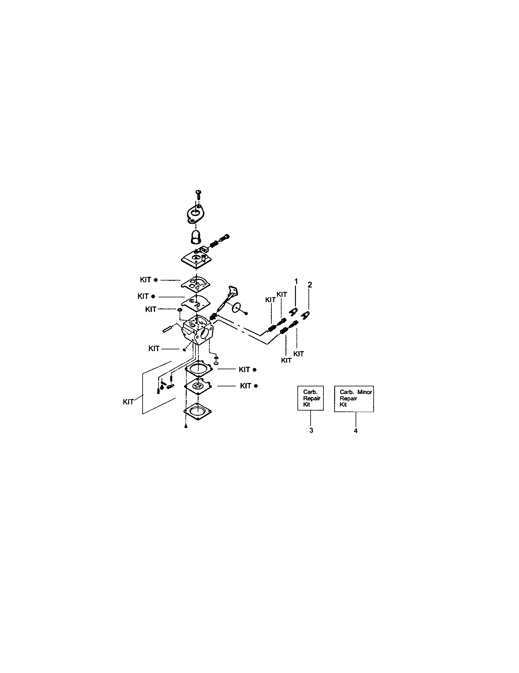 CARBURETOR #530071443-C1U-W10