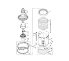 Kenmore Elite 11022082101 washplate basket and tub diagram