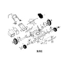 Craftsman 917388022 rotary lawn mower diagram