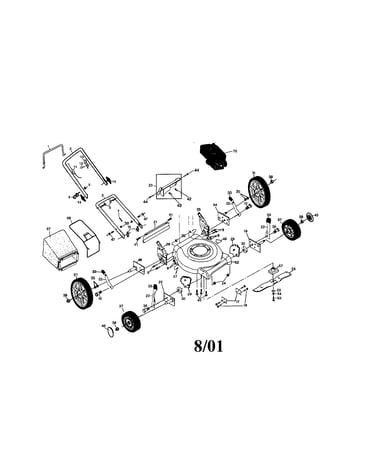 Rotary lawn mower