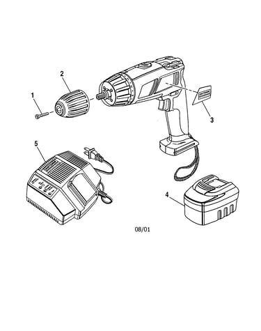 3/8", 12 volts drill-driver