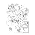 Frigidaire FRS26ZGHB1 icemaker diagram
