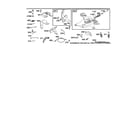 Briggs & Stratton 422700 TO 422799 (1238 - 1267) regulator and control bracket diagram