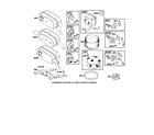 Briggs & Stratton 422700 TO 422799 (1125 - 1131) exhaust muffler diagram