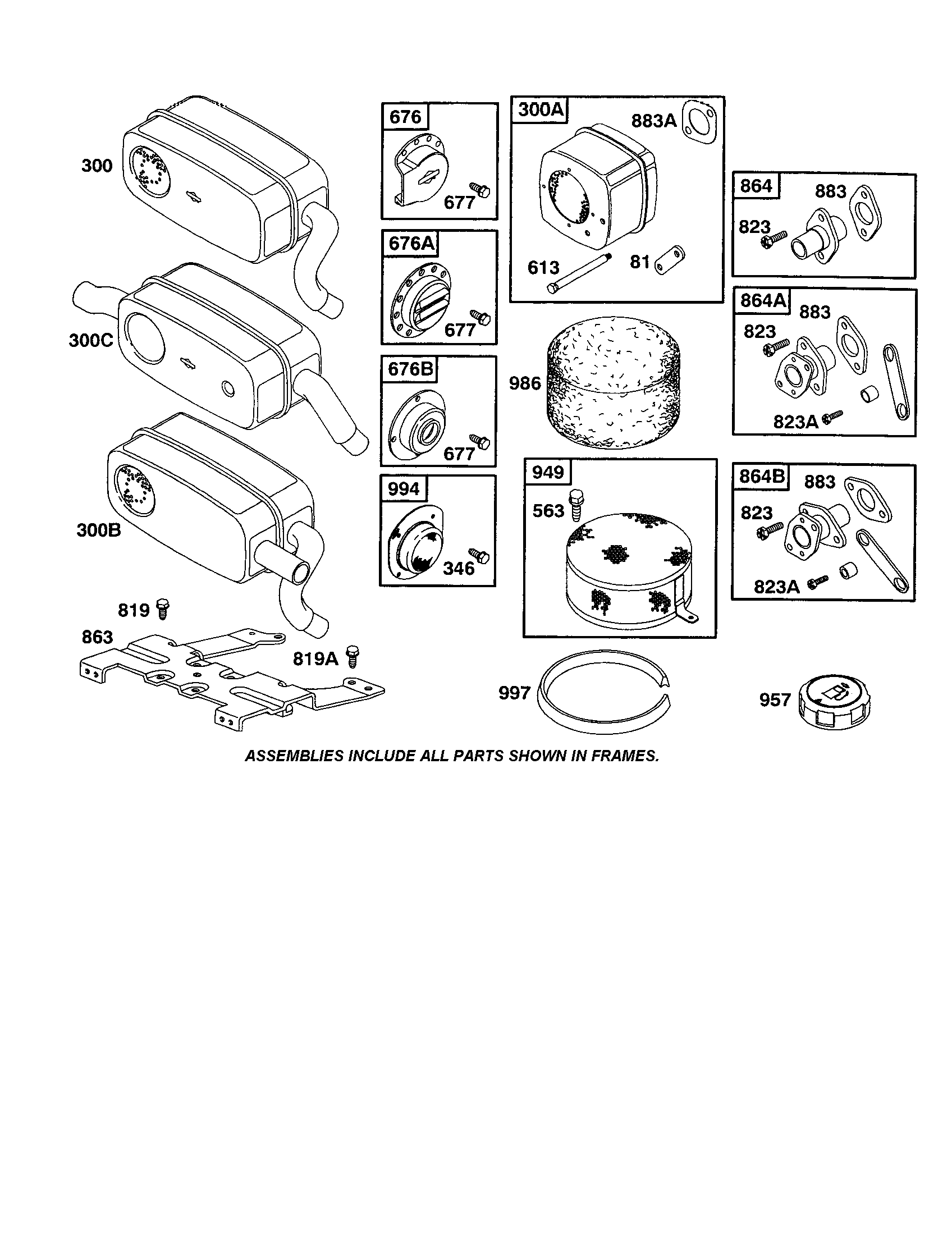 Exhaust muffler