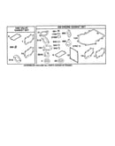 Valve and engine gasket set