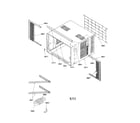 Amana 24M33PA-P1214805R outer case assembly diagram