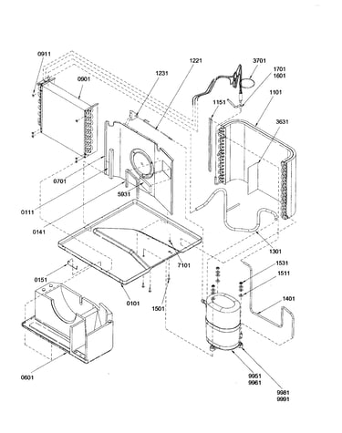 Basepan/evaporator