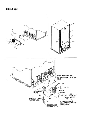 Cabinet back