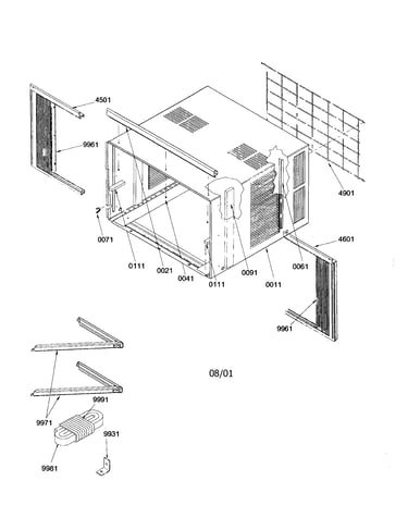 Outer case assembly