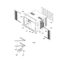 Amana 25M33PB-P1214822R outer case assembly diagram