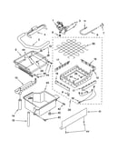 Evaporator/ice cutter grid/water